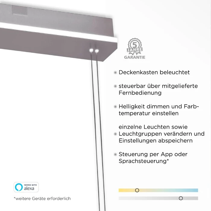 LED-Pendelleuchte Q-Etienne 9 LED-Pendelleuchte Q-Etienne – Bild 7