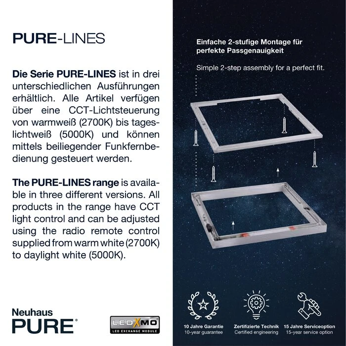 LED-Deckenleuchte Pure Lines 6 LED-Deckenleuchte Pure Lines – Bild 4