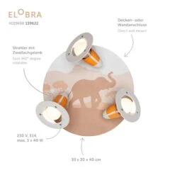 Kinderlampe Scandi Savanne -Lichtwelt Verkauf FJPG S700 2959