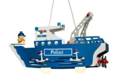 Kinderlampe Polizeischiff