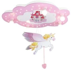 Kinderlampe Schloss Mit Einhorn