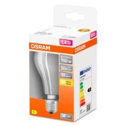 OSRAM LED-Birne Matt E27/ 15Watt/ Energie D -Lichtwelt Verkauf FJPG S700 3137